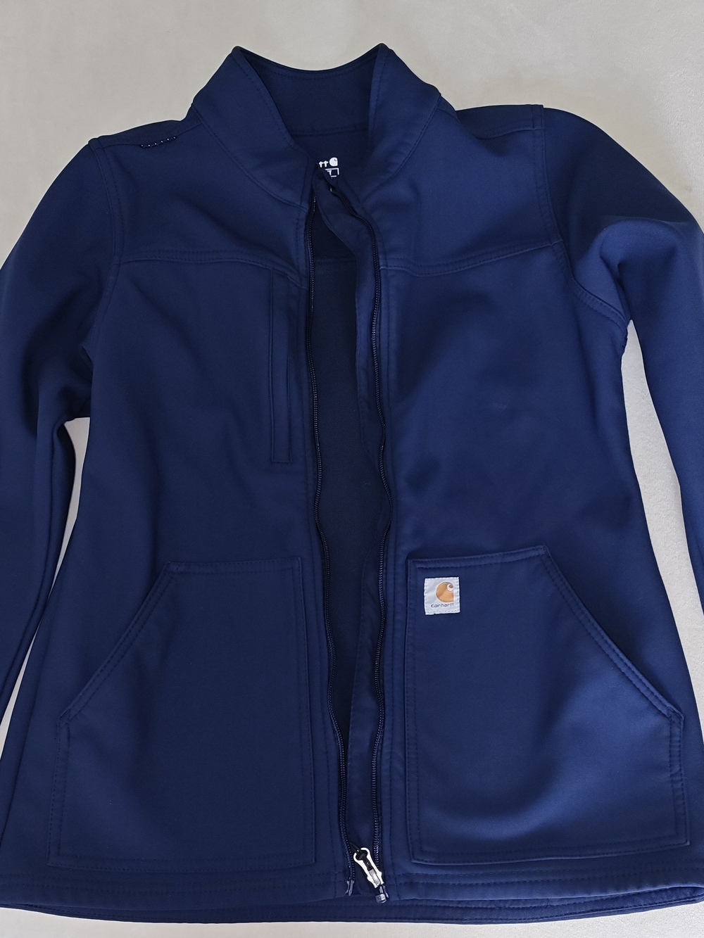 Carhartt Women's Navy Zip-Front Work Jacket